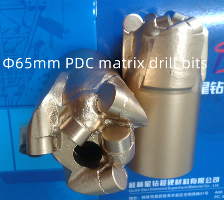 Des Zertifikat-ISO9001 Bohrer-Durchmessers 65mm Matrix-des Körper-PDC Kohlengrube-Gebrauch