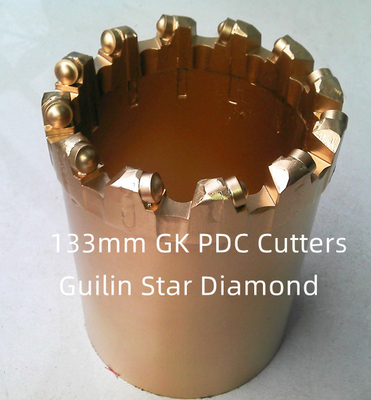 Dauerhafter Durchmesser der PDC-Kernbohrer-Stückchen-133mm für Oberflächenwasser-Brunnenbohrung